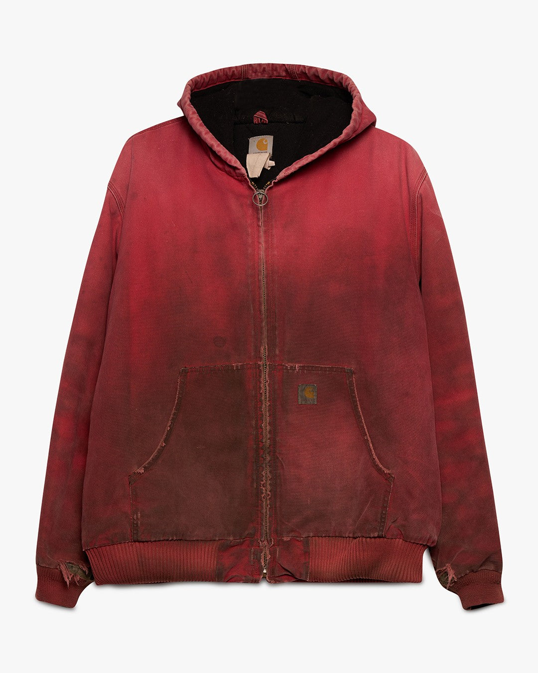 Dirt Stained Red Carhartt Jacket