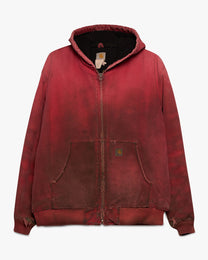Dirt Stained Red Carhartt Jacket