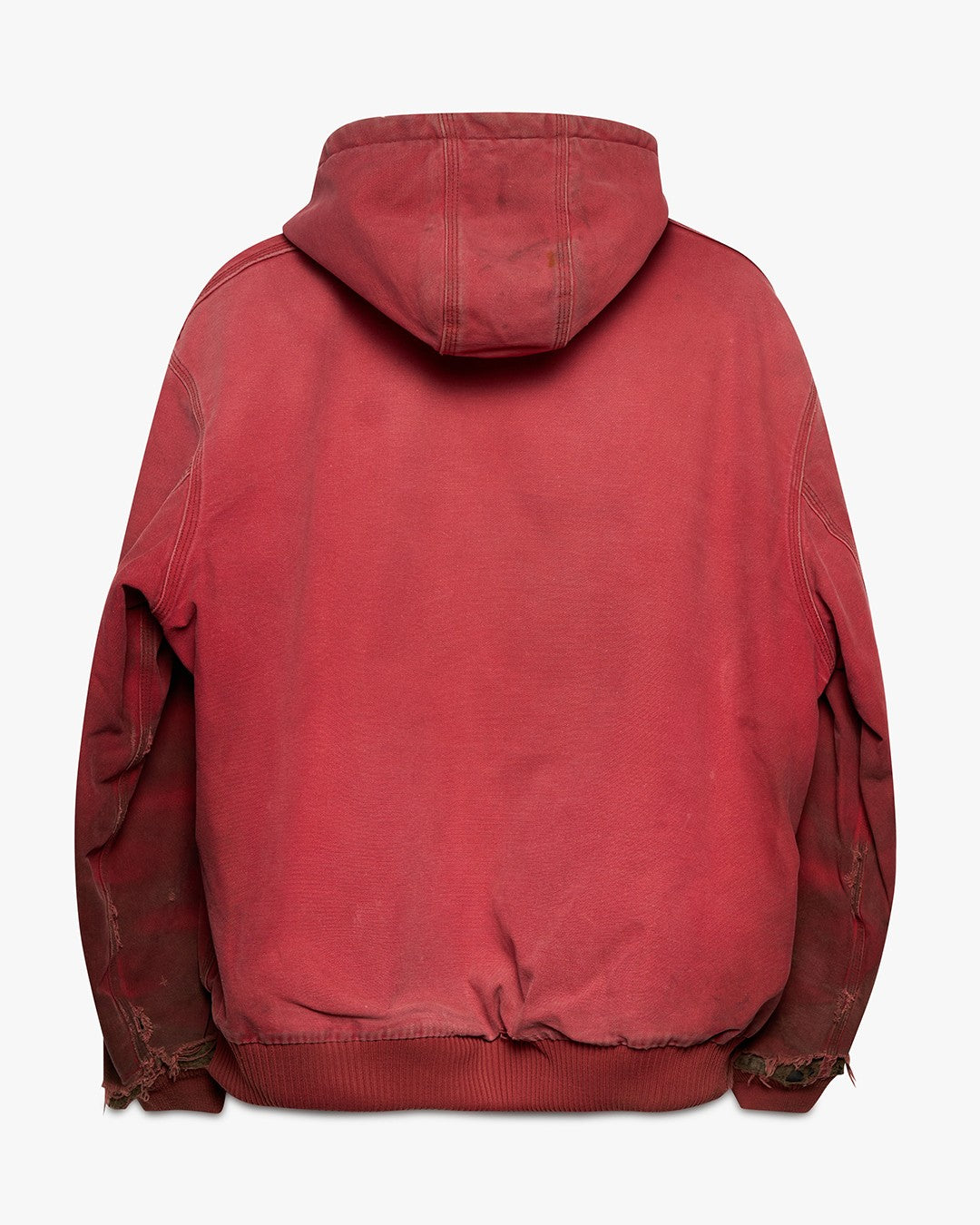 Dirt Stained Red Carhartt Jacket