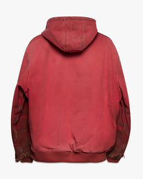 Dirt Stained Red Carhartt Jacket
