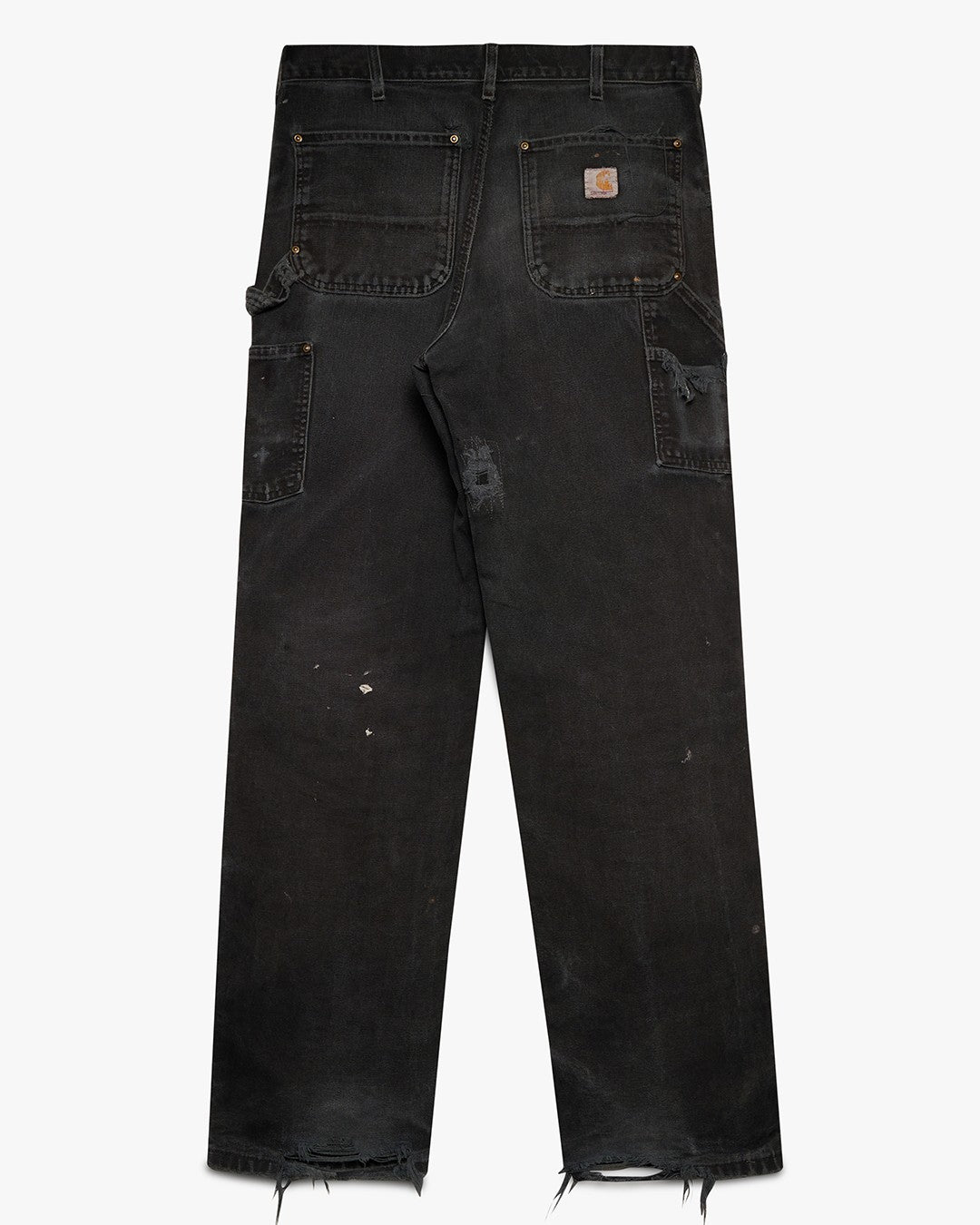 Thrashed/Faded Black Double Knees