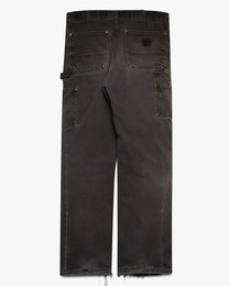 Thrashed/Faded Black Double Knees