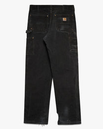 Distressed/Faded Black Double Knees