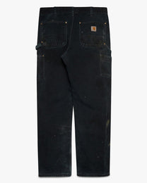 Faded Black Carhartt Double Knees