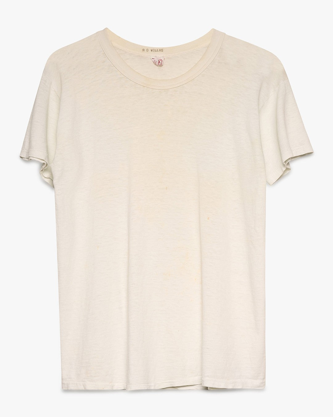Dirt-Stained Stafford White Blank Tee