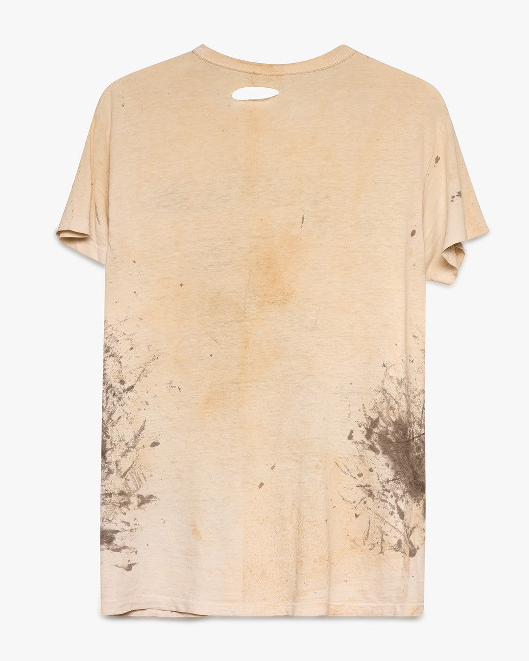 Stained Black White Tee