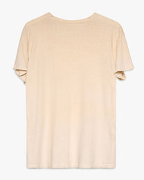 Stained Green White Tee