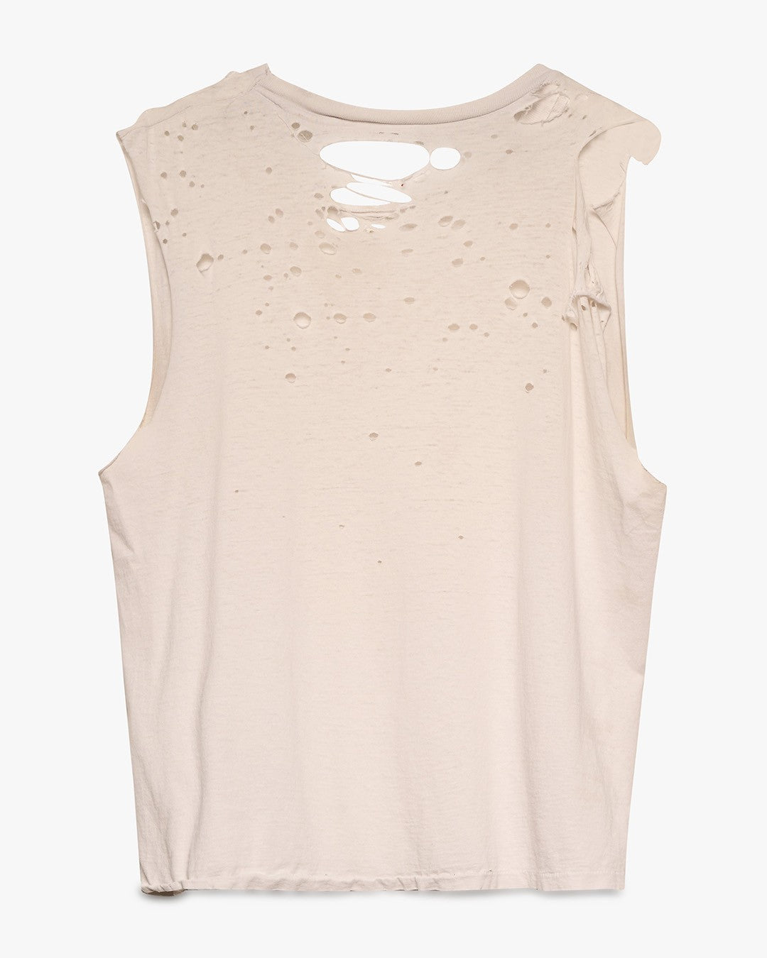 Thrashed White Cut-Off