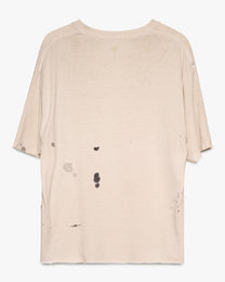 Painted/Thrashed White Tee