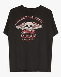 Harley Davidson London England Skull
