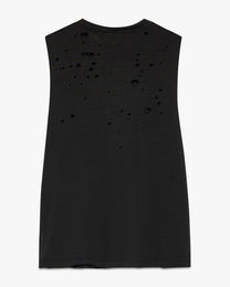 Distressed Einstein Sleeveless Tee