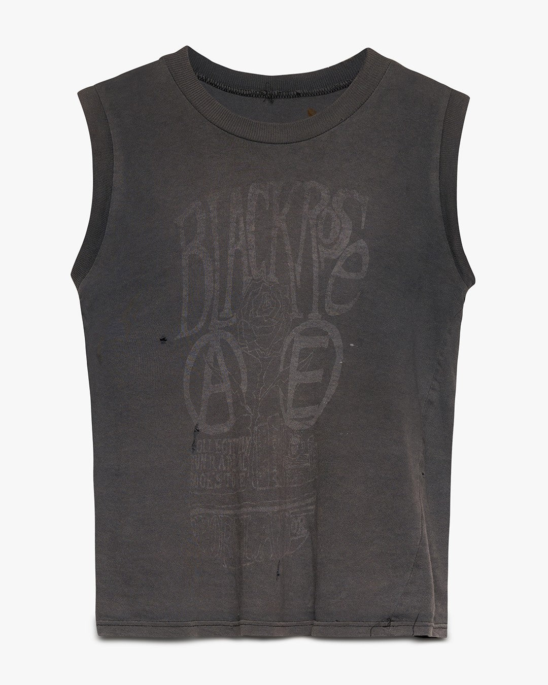 Faded Black Rose Sleeveless Tee
