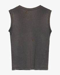Faded Black Rose Sleeveless Tee