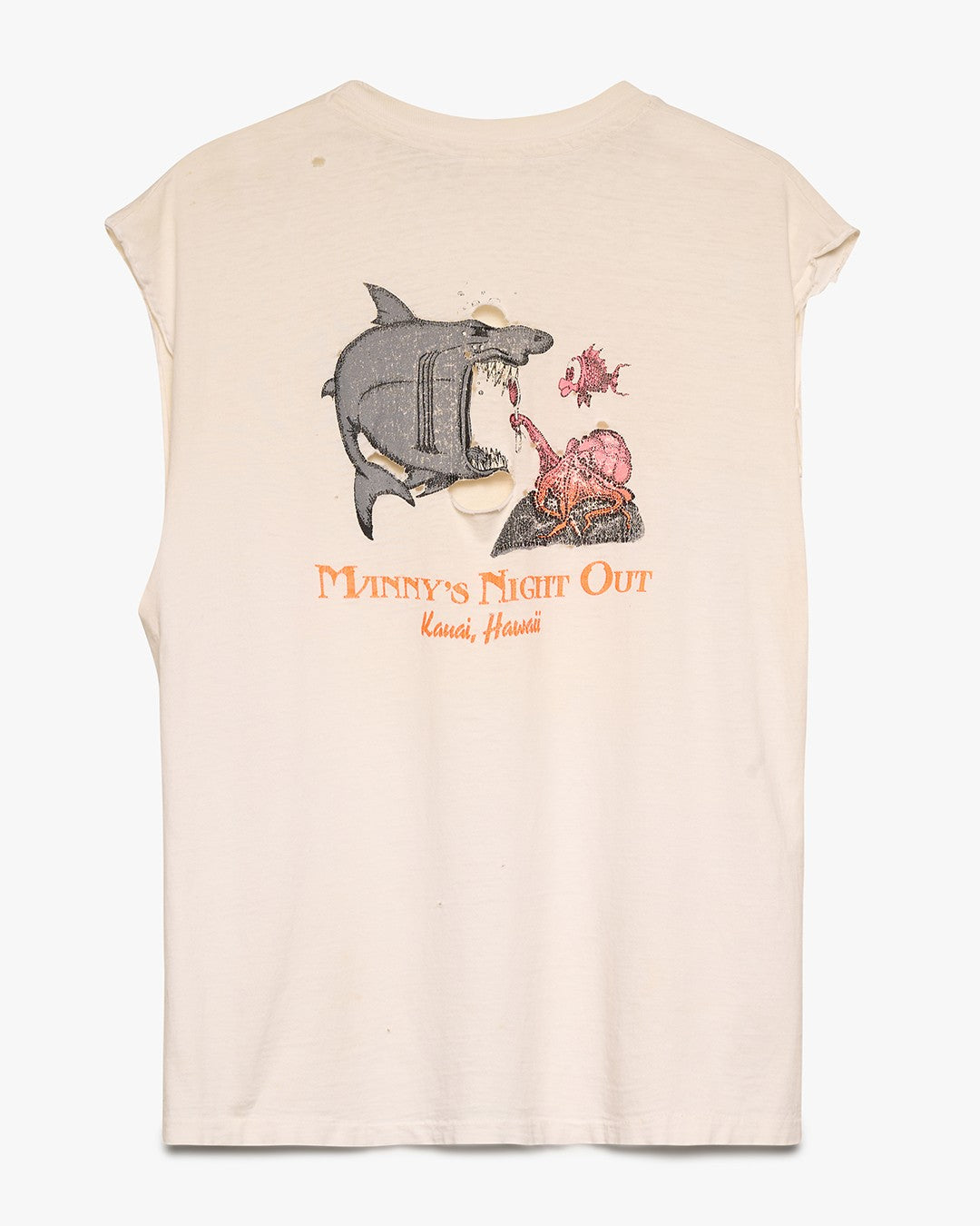 Hawaiian Shark Sleeveless Tee