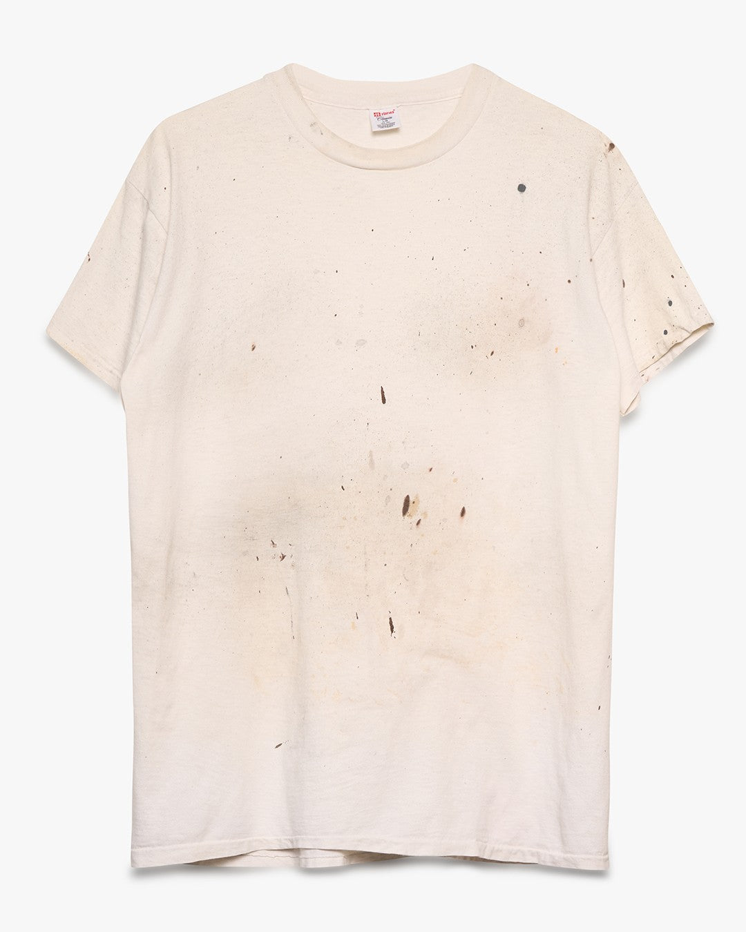 Paint Splattered Blank White Tee