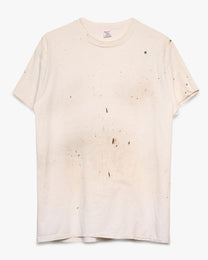 Paint Splattered Blank White Tee