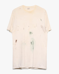 Painted BVD Blank White Tee