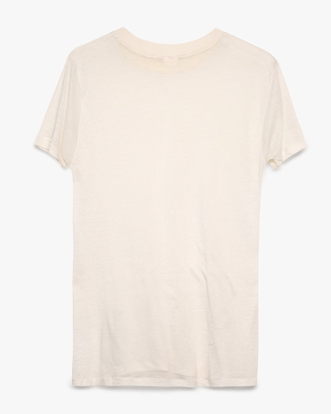 JC Penney's Paper Thin Blank White Tee