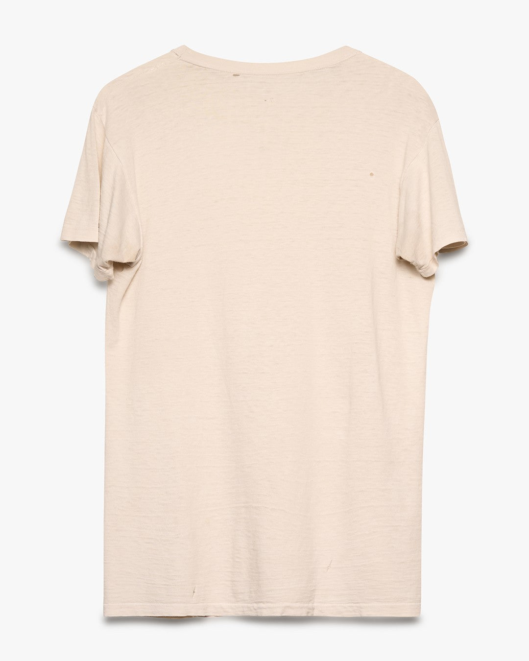Chest Gashed Blank White Tee