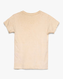Hanes Dirt-Stained Blank White Baby Tee