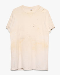 Stained Hanes Classic Blank White Tee