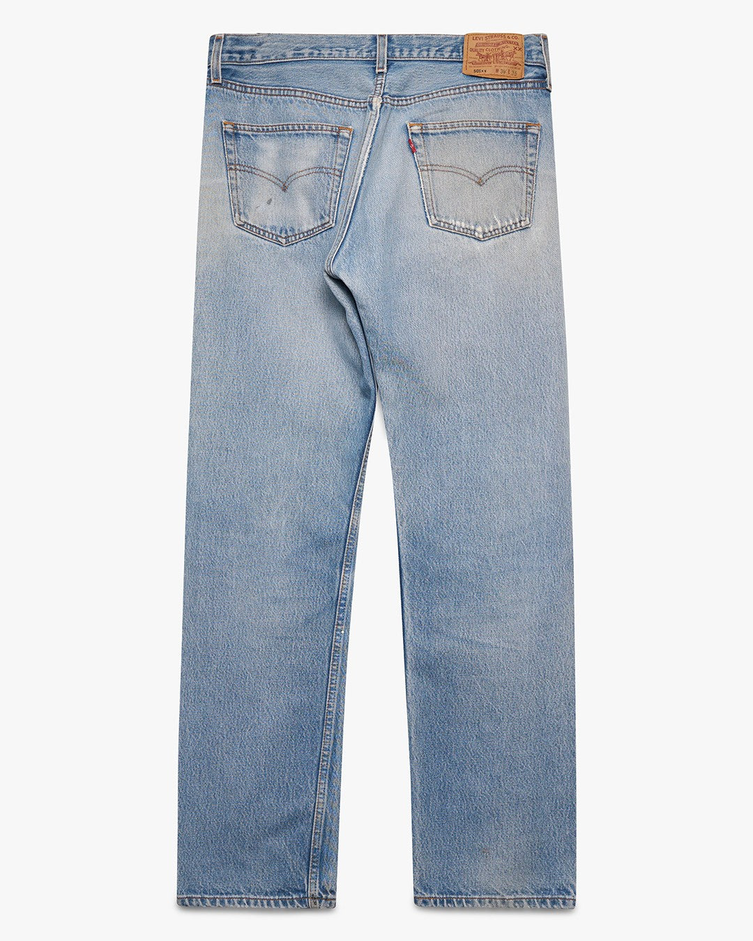 Faded &amp; Repaired Levi's 501 Jeans