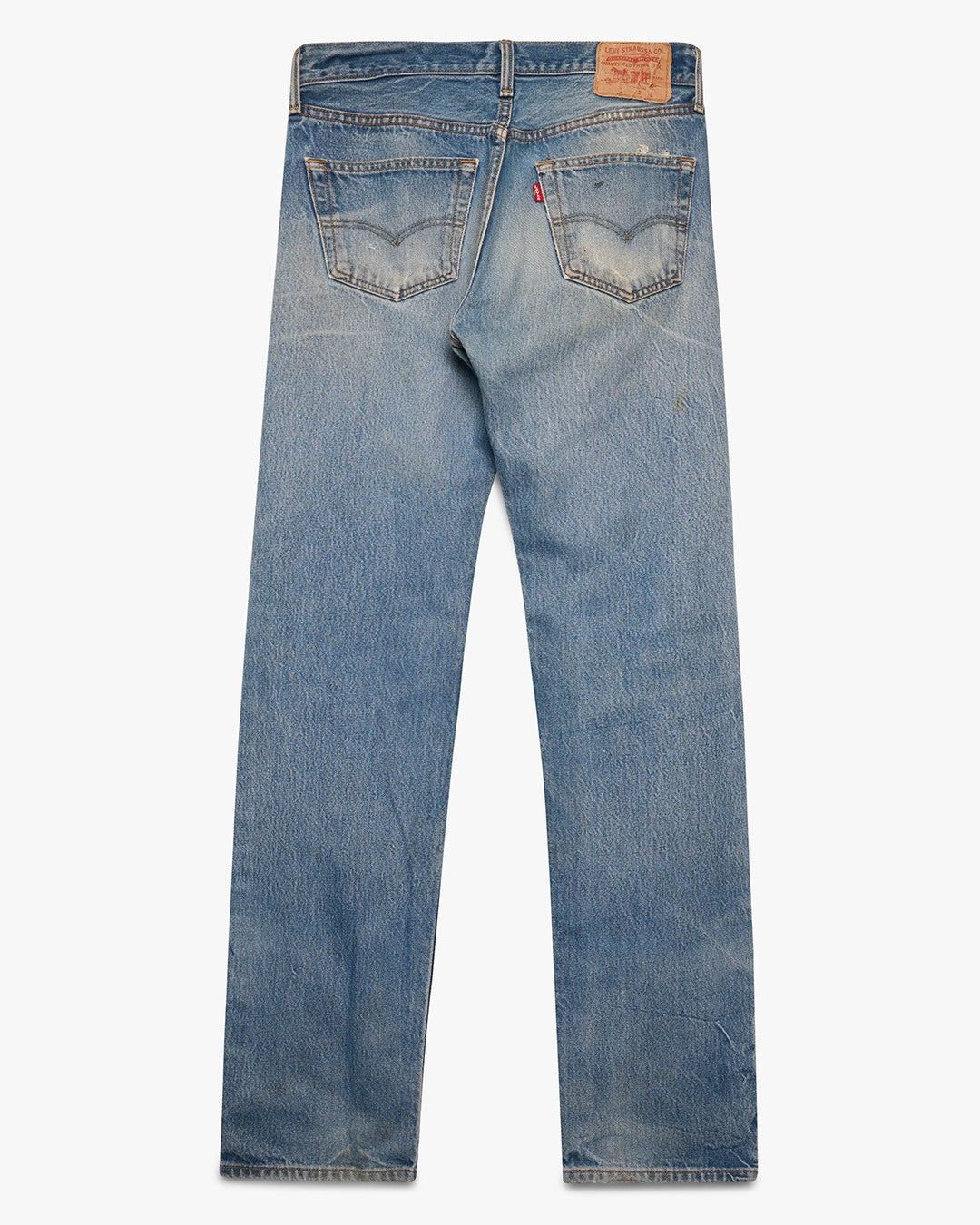 Distressed &amp; Faded Levi's 501 Jeans