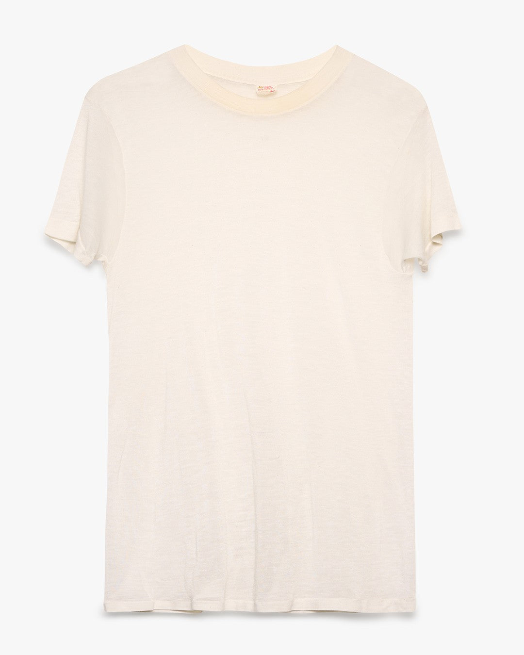 JC Penney's Paper Thin Blank White Tee