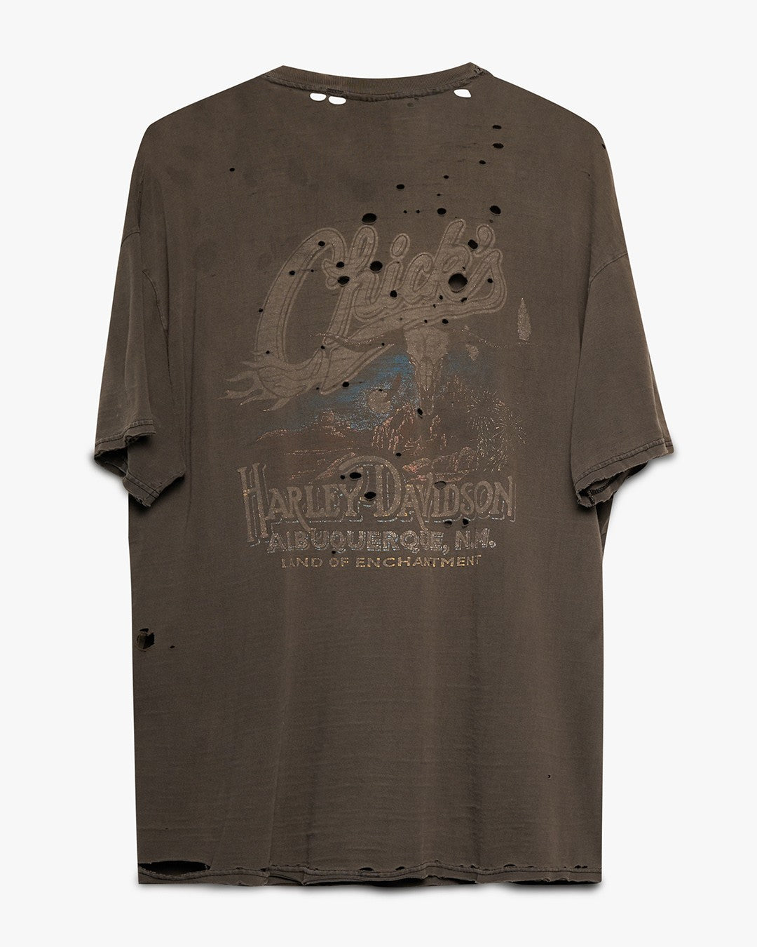 Thrashed &amp; Faded Harley Tee