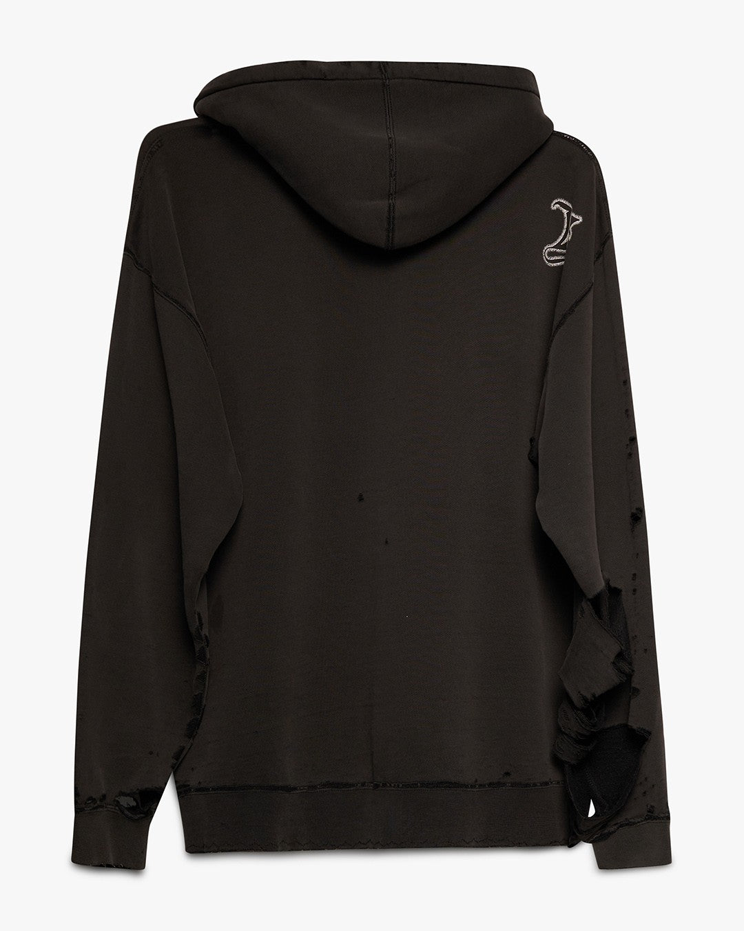 Thrashed Black Hurley Hoodie