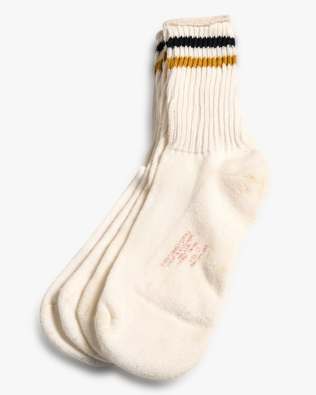 Black/Gold Combed Cotton 2-Pack Socks