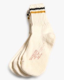 Black/Gold Combed Cotton 2-Pack Socks