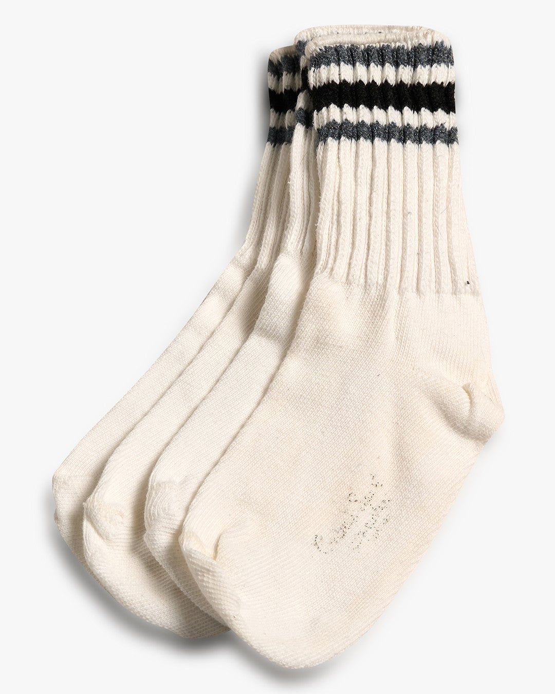 Grey/Black/Grey Casual Sport 100% Cotton 2-Pack Socks