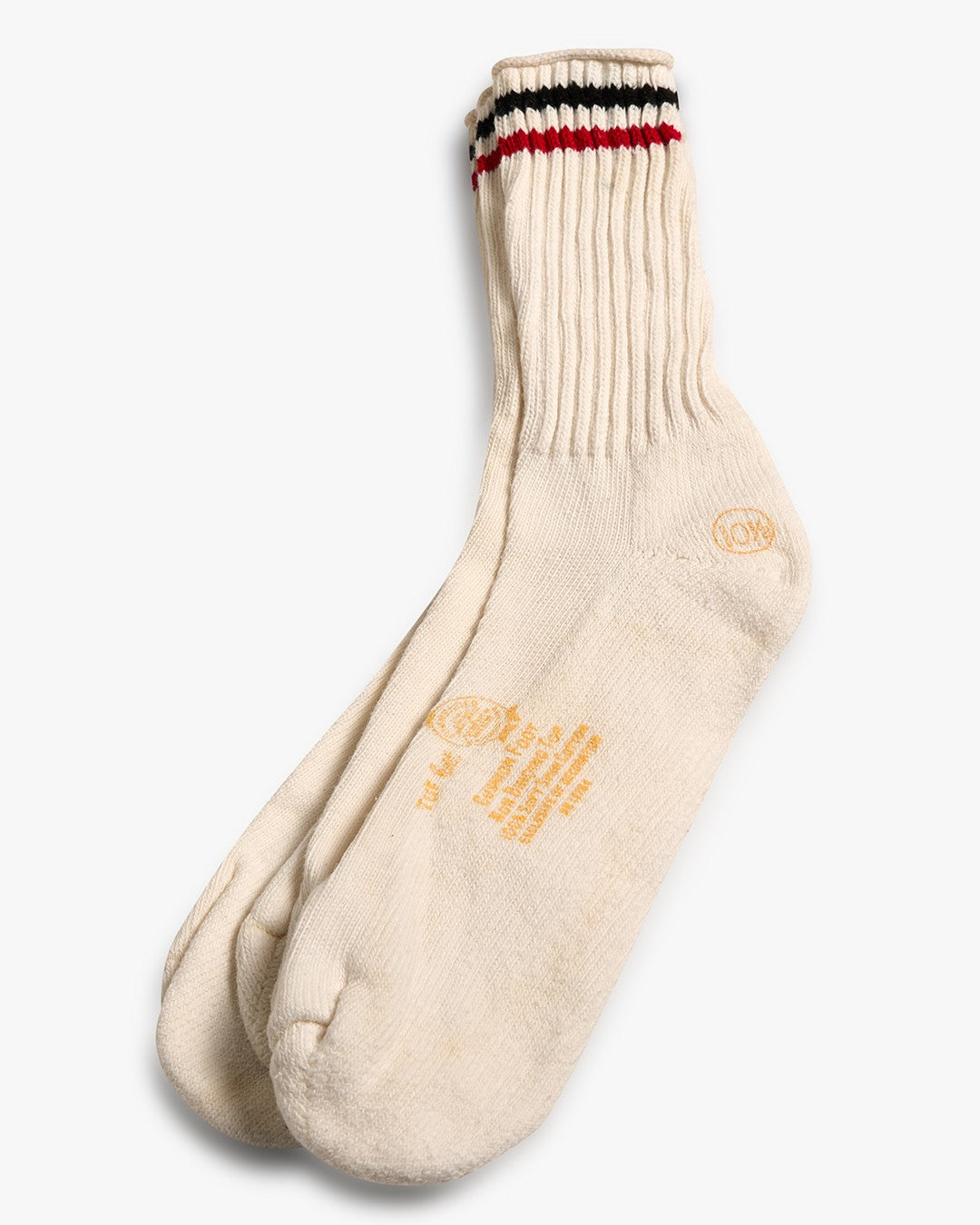 Black/Red Cushion Foot 2-Pack Socks