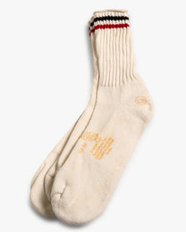 Black/Red Cushion Foot 2-Pack Socks