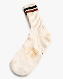 Black/Brown Cushion Foot Socks