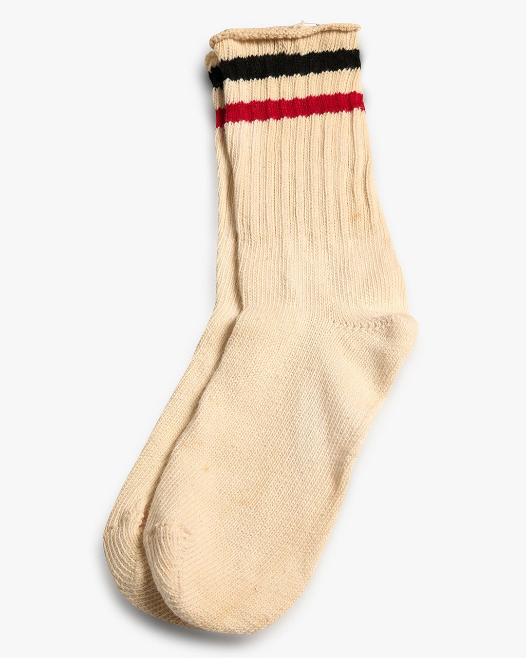 Red/Black Damaged &amp; Stained Socks