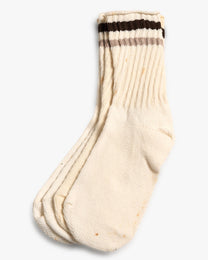 Brown/Light Brown Damaged &amp; Stained Socks