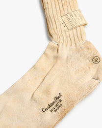 Black/Red Cushion Foot NOS Stained Socks