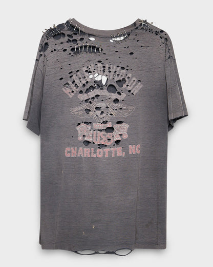 Thrashed/Safety Pinned Harley Tee