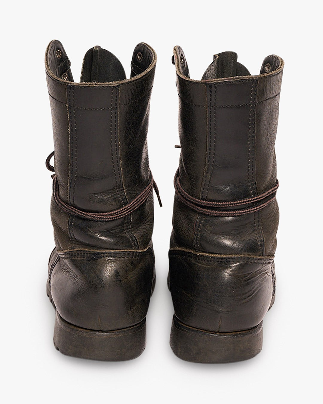 Black/Brown Combat Boots