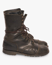 Black/Brown Combat Boots