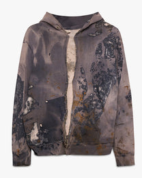 Thrashed/Decayed Navy Blue Mayo Spruce Hoodie