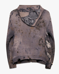 Thrashed/Decayed Navy Blue Mayo Spruce Hoodie