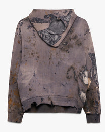 Thrashed/Decayed Navy Blue Mayo Spruce Hoodie
