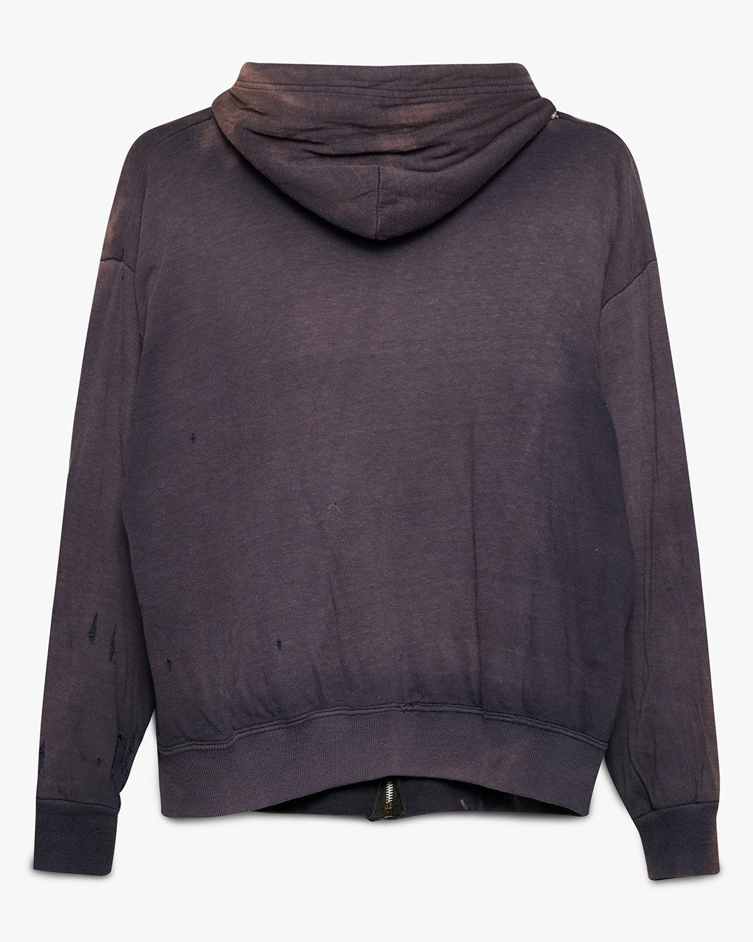 Sun Faded Navy Blue Thermal Lined Zip-Up
