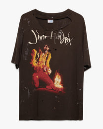 Thrashed/Painted Jimi Hendrix Tee