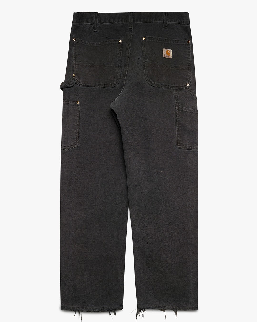 Thrashed Black Carhartt Double Knees