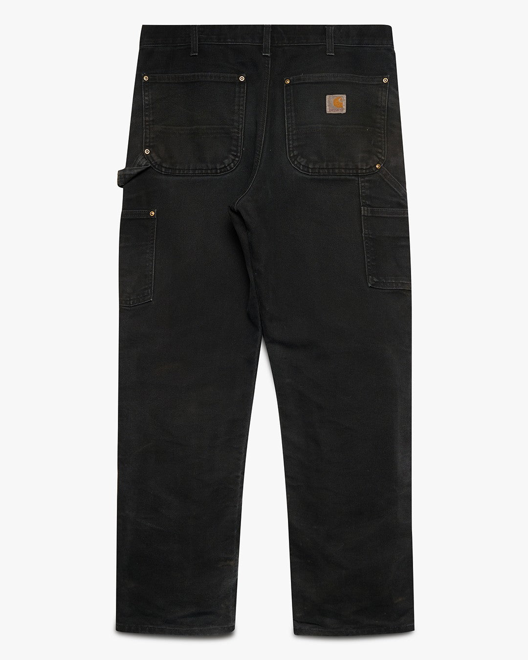 Thrashed Black Carhartt Double Knees