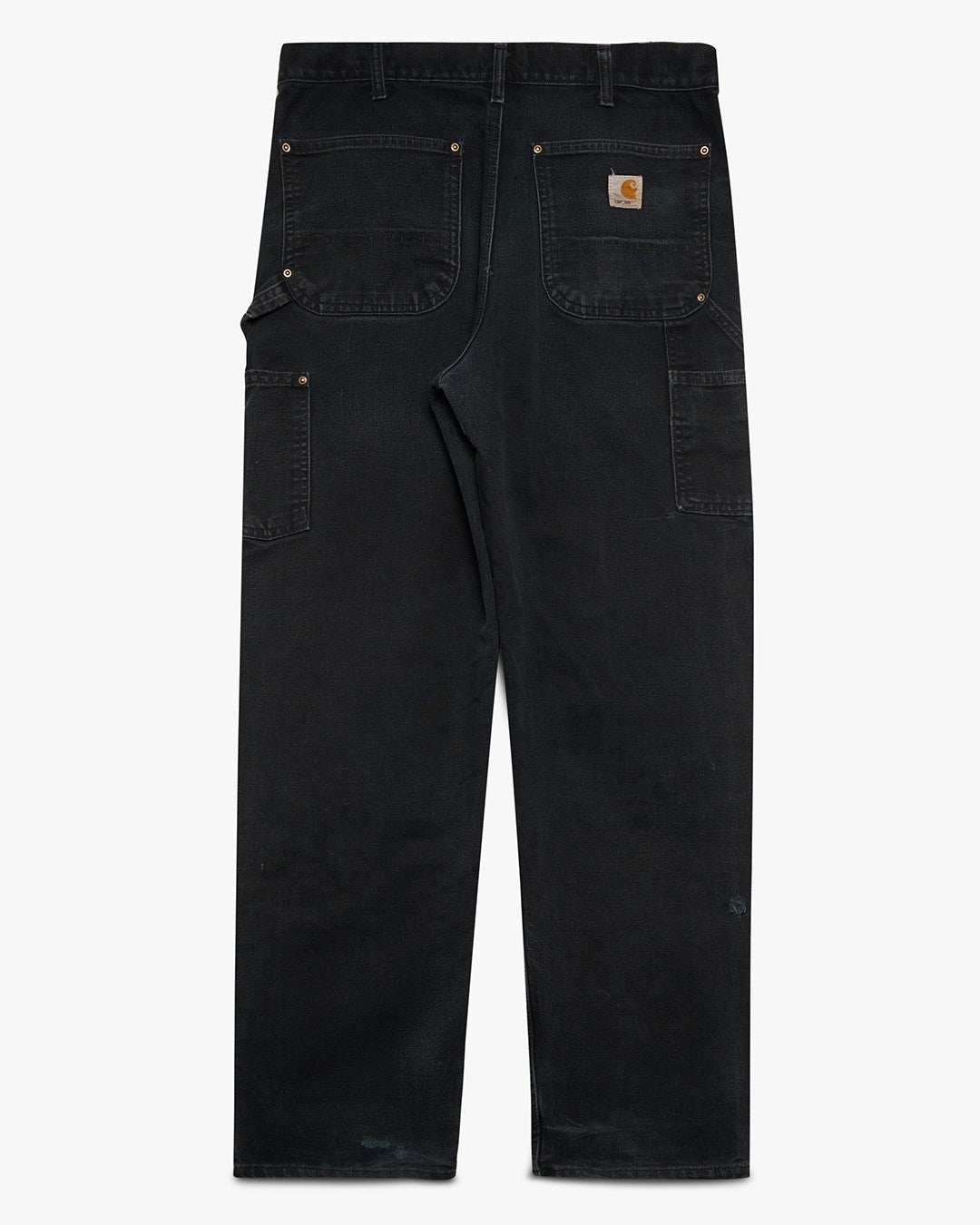 Distressed/Faded Black Carhartt Double Knees